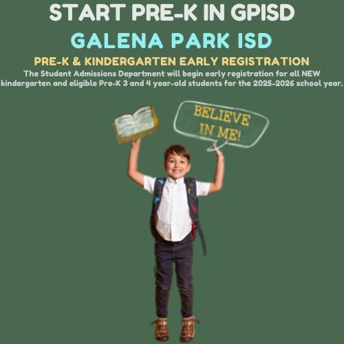   Start Pre-K In GPISD - Early Registration Starts Soon!